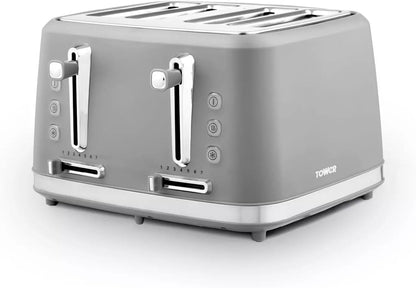 Tower Odyssey Kettle & 4 Slice Toaster Kitchen Set (Grey)