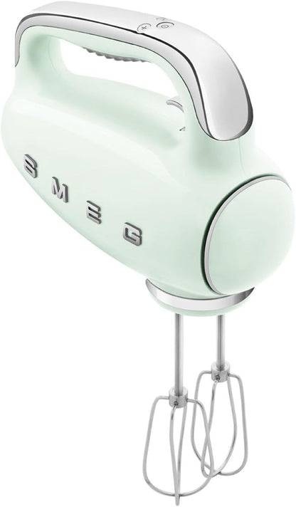 SMEG Hand Mixer Turbo Function LED Display HMF01PGUK (Green)