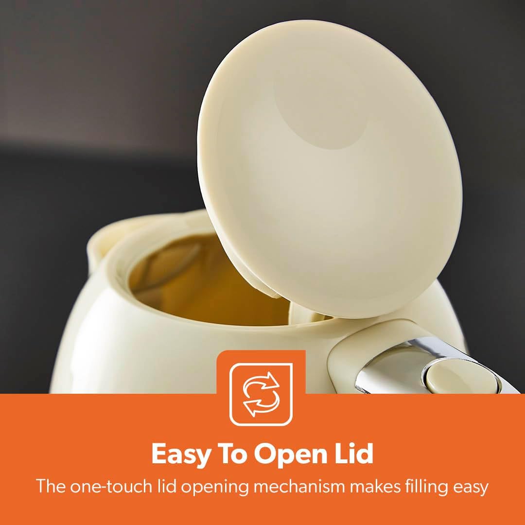 GEEPAS Fluted Kettle GK38068UK-CR (Cream)