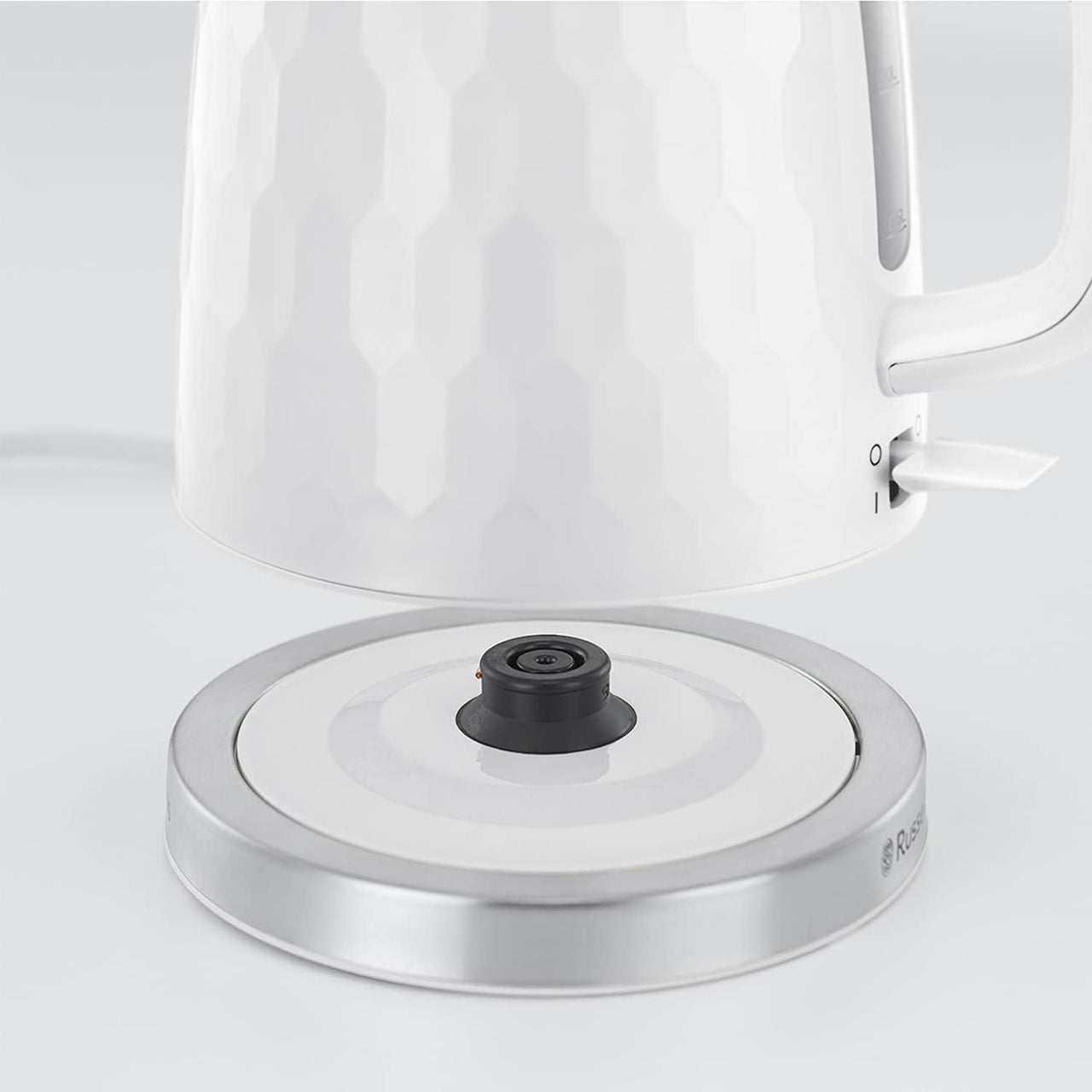 Russell Hobbs Honeycomb Kettle 26050 (White) - Vibe Home