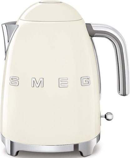 SMEG Retro Kettle & 4 Slice Toaster Kitchen Set - Cream