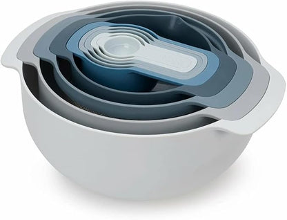 Joseph Joseph Nest 9 Plus 9-Piece Compact Food Preparation Set Blue 40101