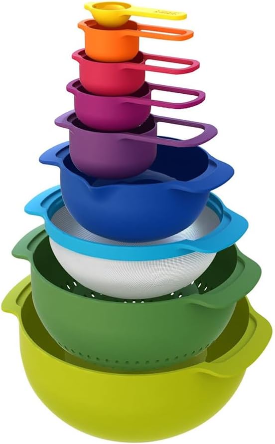 Joseph Joseph Nest 9 Plus 9-Piece Compact Food Preparation Set