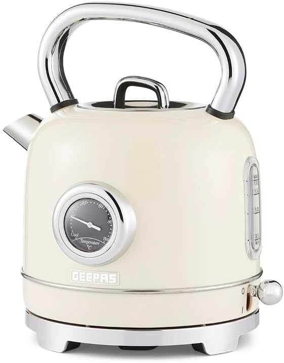 GEEPAS Retrovive Kettle GK38074UK-CR (Cream)