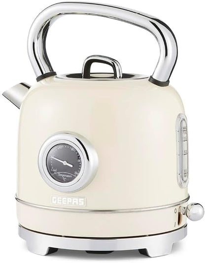 GEEPAS Retrovive Kettle GK38074UK-CR (Cream)