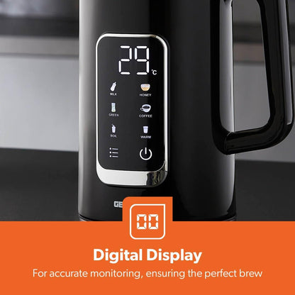 GEEPAS Digital Electric Kettle GK38071UK-BK (Black)