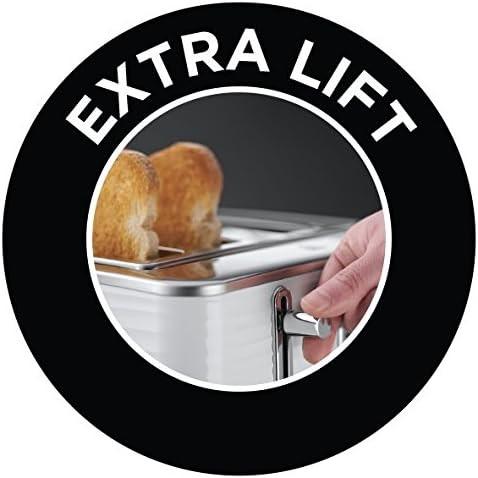 Extra Lift feature label showing toast lifted from the toaster lever