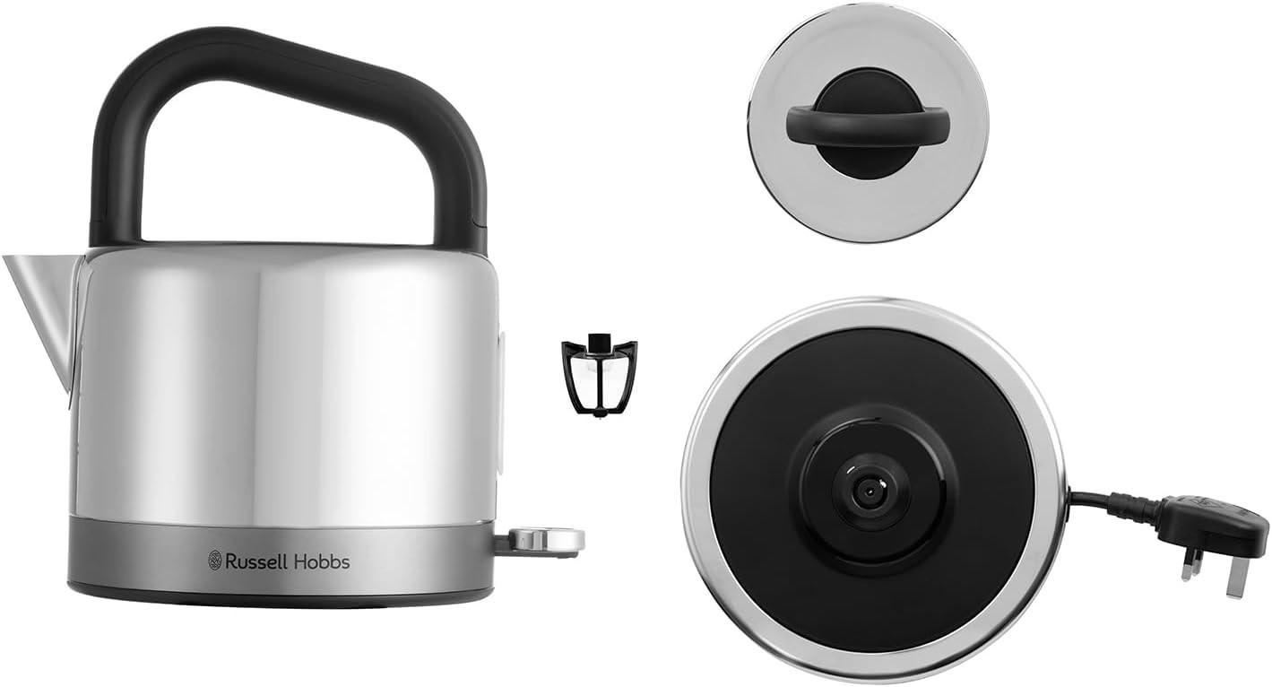 Russell Hobbs Distinctions Pyramid Kettle 26422 (Titanium) - Vibe Home