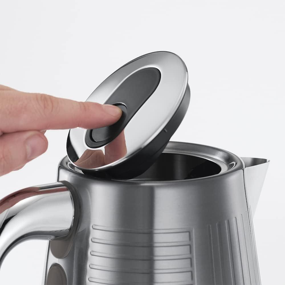 Russell Hobbs Geo Steel Jug Kettle 25240 (Grey).