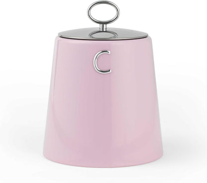 Salter Salter Retro Kettle, 2 Slice Toaster & Canisters Kitchen Set (Pink)