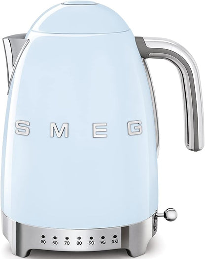 SMEG Blue Kettle Temperature Control KLF04PBUK