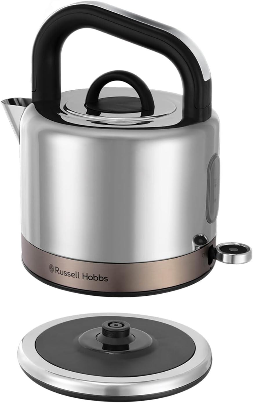 Russell Hobbs Distinctions Pyramid Kettle 26422 (Titanium) - Vibe Home