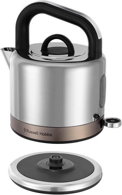 Russell Hobbs Distinctions Kettle & 2 Slice Toaster Kitchen Set (Titanium)