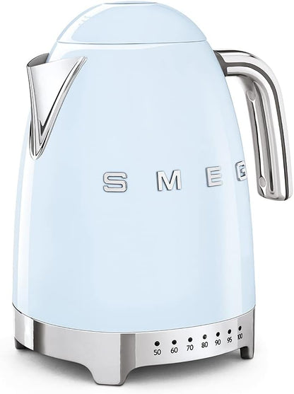 SMEG Blue Kettle Temperature Control KLF04PBUK