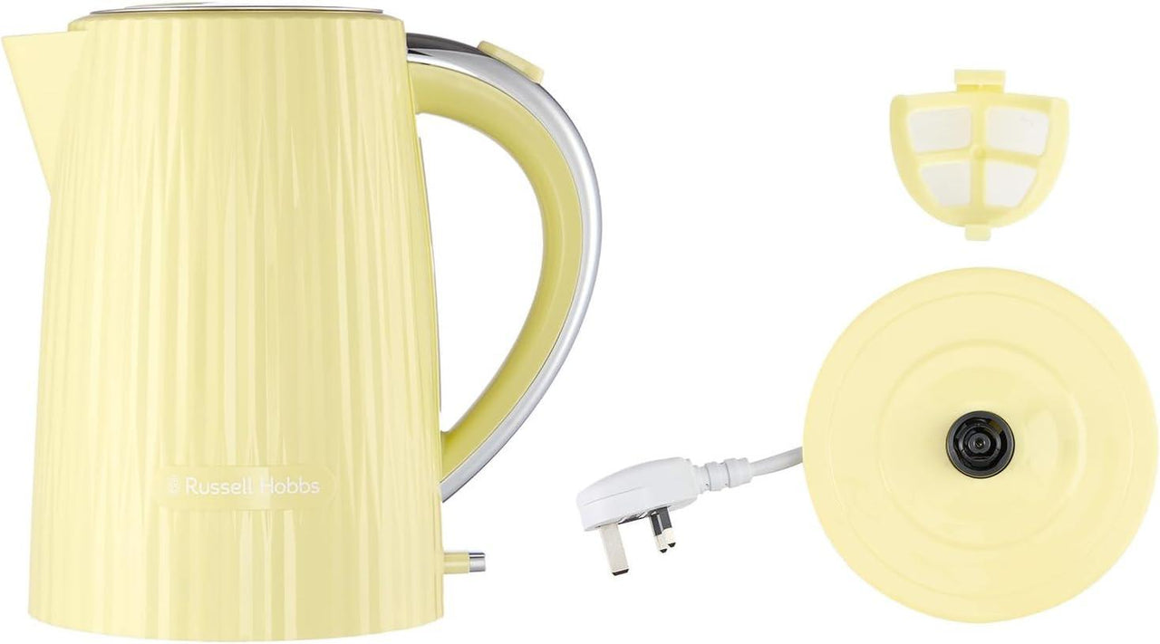Russell Hobbs Eden Kettle 27363 Yellow (Lemon) - Vibe Home