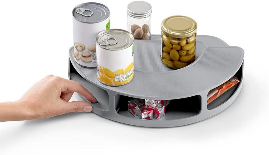Joseph Joseph CupboardStore Rotating Organiser for Kitchen Cupboard (Grey) - Vibe Home
