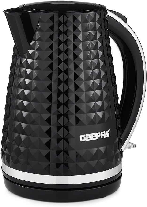 GEEPAS Argyle Kettle GK38056UK-BK (Black)