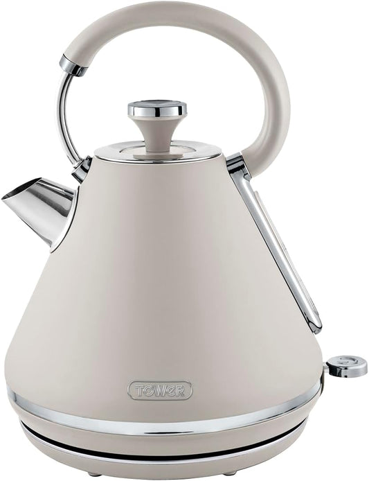 Tower Cavaletto Pyramid Kettle Fast Boil Grey/Latte T10044MSH