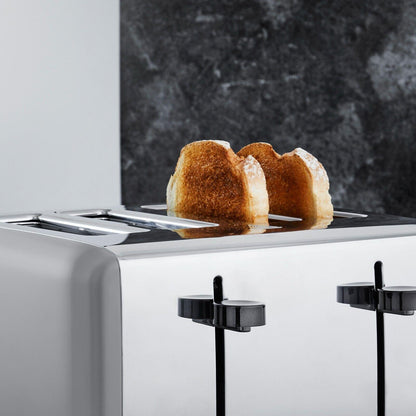 Tower Sera Kettle & 4 Slice Toaster Kitchen Set (Grey) - Vibe Home