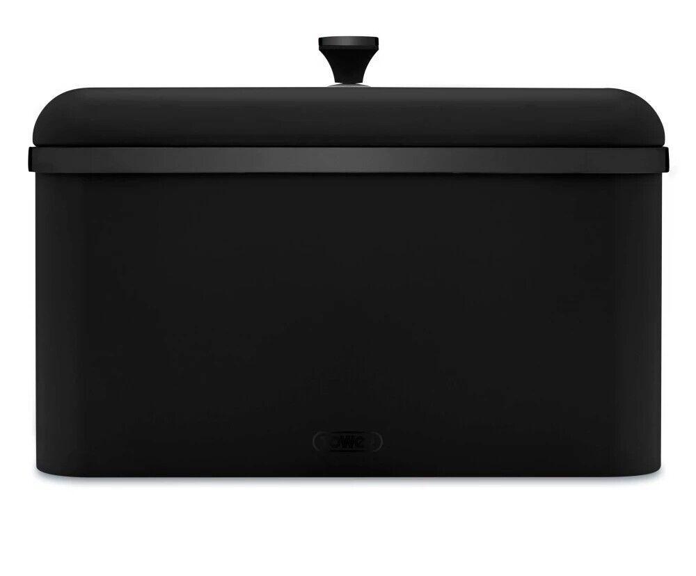 Tower Sera Bread Bin & Canister Kitchen Storage Set (Black) - Vibe Home