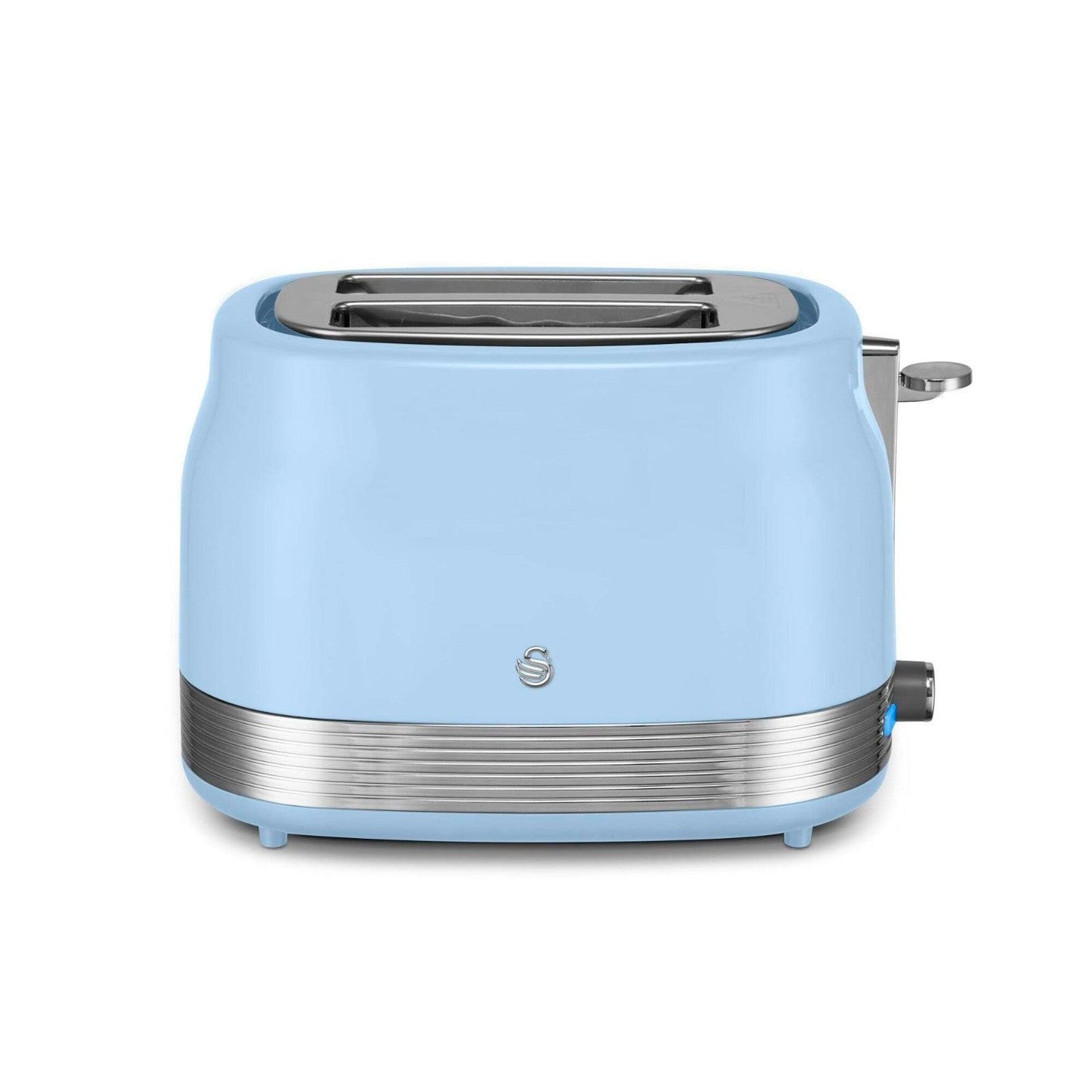 Swan Retro Blue 2 Slice Toaster ST19028BLU (Blue) - Vibe Home