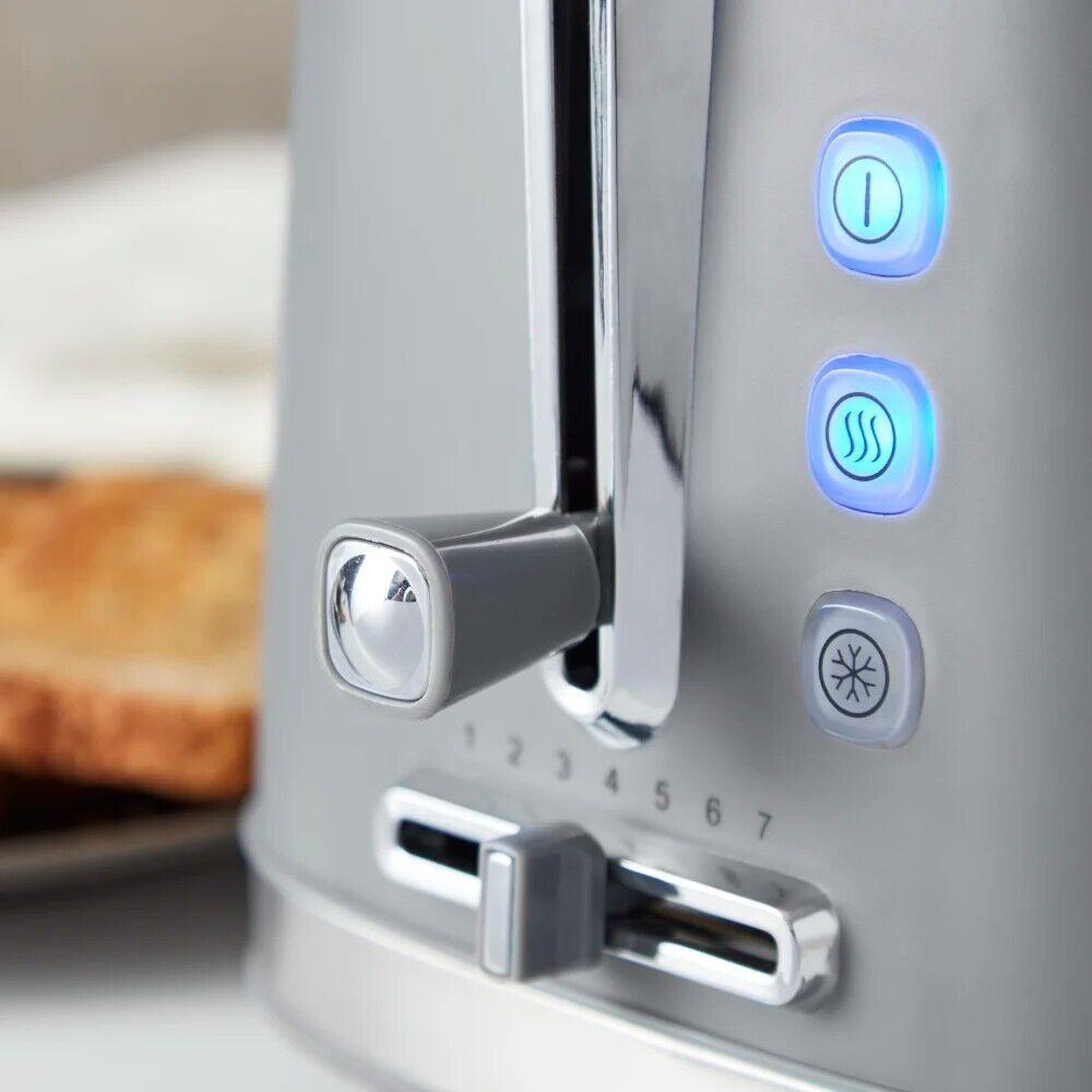 Tower Odyssey Kettle & 2 Slice Toaster Kitchen Set (Grey) - Vibe Home