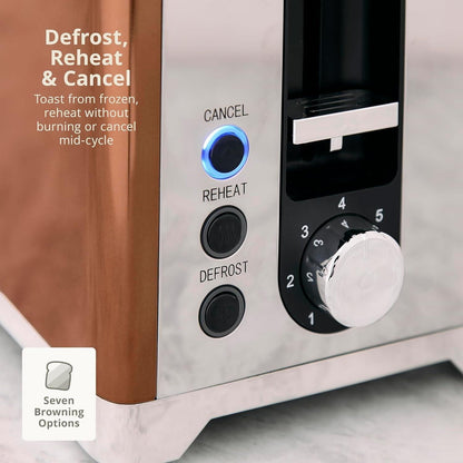 Swan Solace Kettle & 2 Slice Toaster Kitchen Set (Copper) - Vibe Home