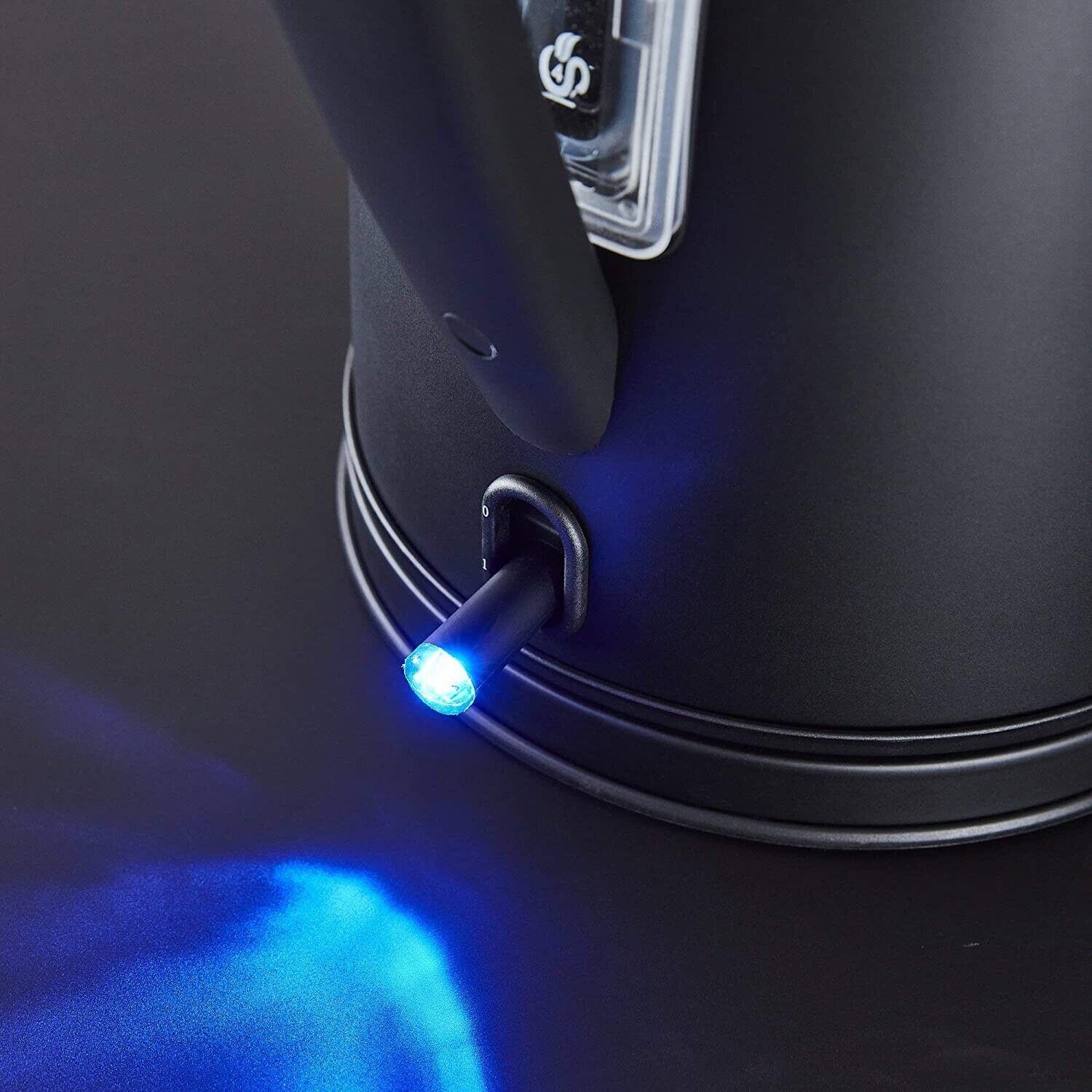 Swan Stealth Kettle & 4 Slice Toaster Kitchen Set (Matte Black) - Vibe Home