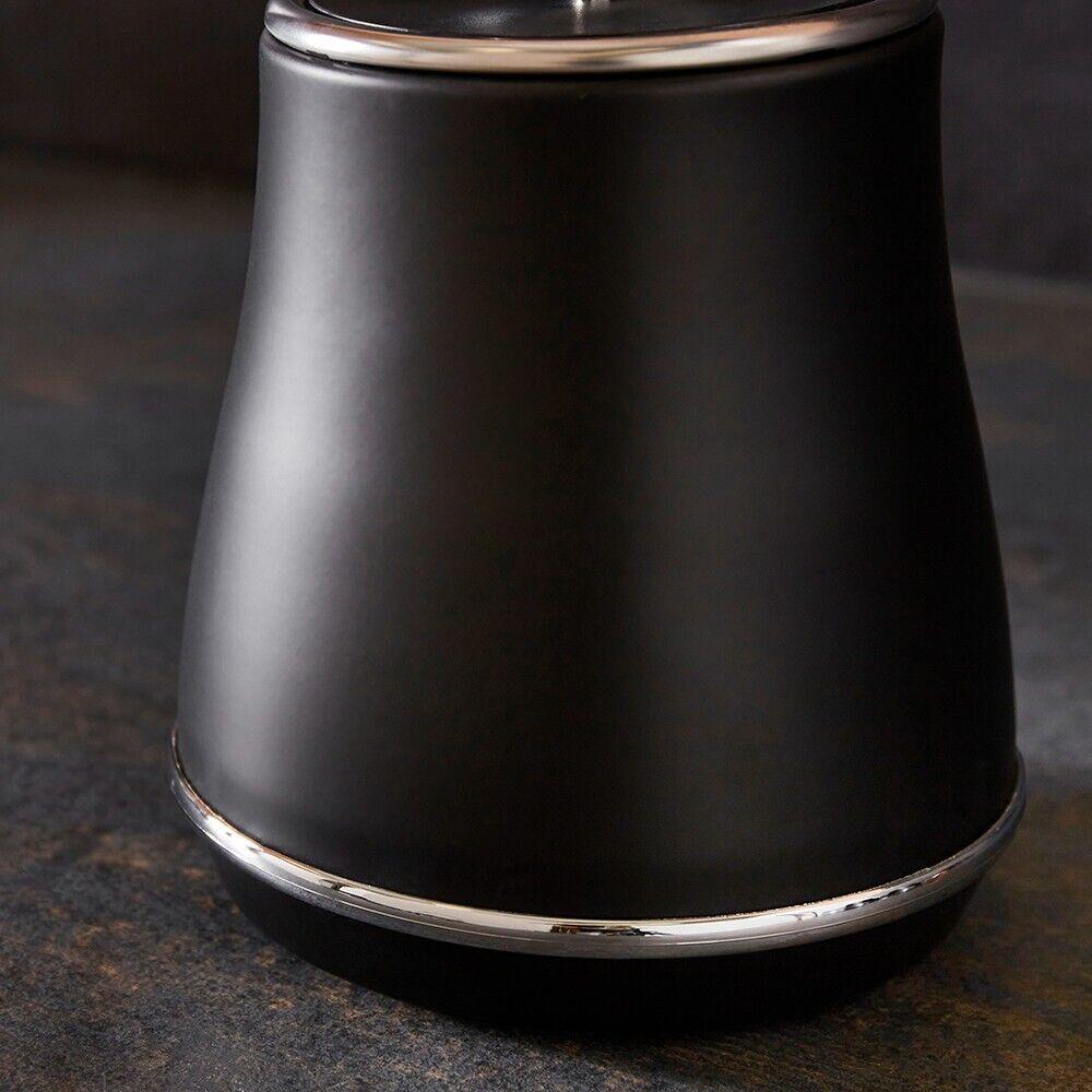 Tower Renaissance Kettle, 4 Slice Toaster, Bread Bin, Canisters Kitchen Set (Black) - Vibe Home