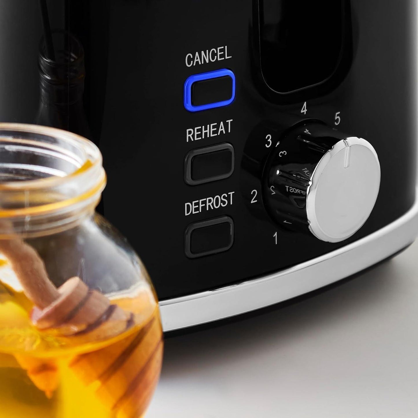 Swan Hexton Kettle & 2 Slice Toaster Kitchen Set (Black) - Vibe Home