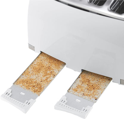Russell Hobbs Honeycomb Kettle & 2 Slice Toaster Kitchen Set (White) - Vibe Home