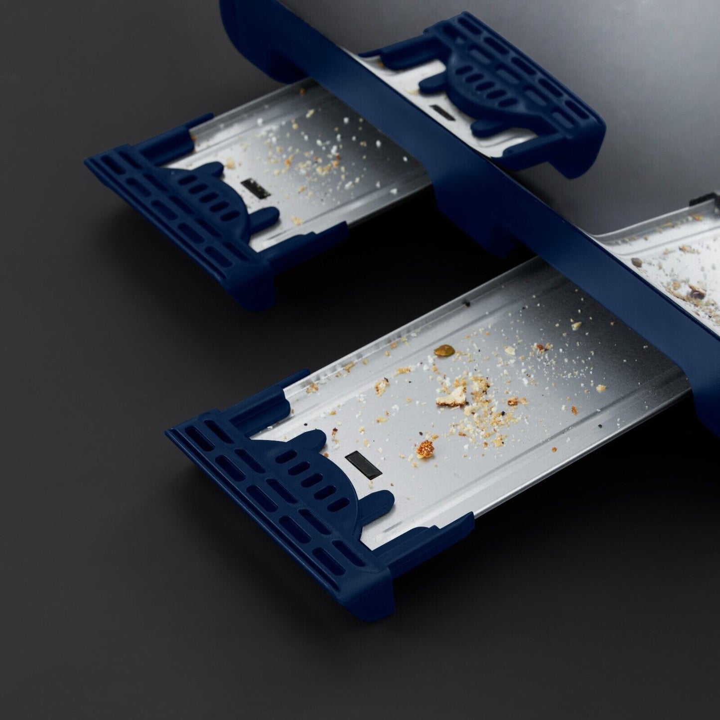 Tower Sera Kettle, 4 Slice Toaster, Bread Bin, Canisters Kitchen Set (Midnight Blue) - Vibe Home