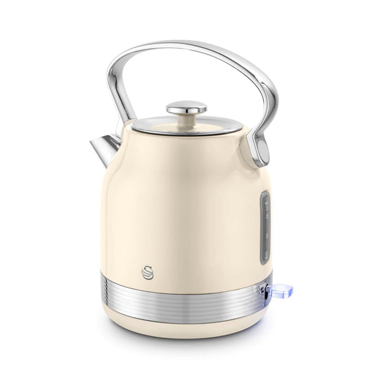 Swan Retro Traditional Kettle SK14631C (Chantilly Cream) - Vibe Home