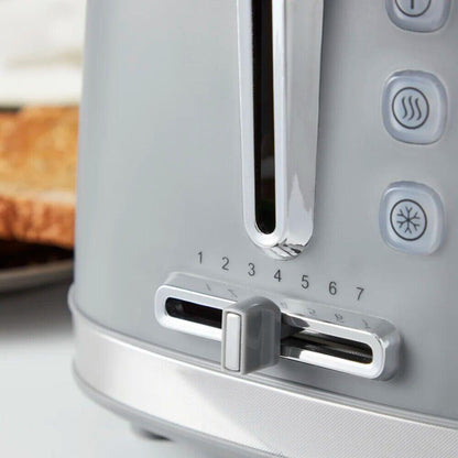 Tower Odyssey Kettle & 2 Slice Toaster Kitchen Set (Grey) - Vibe Home