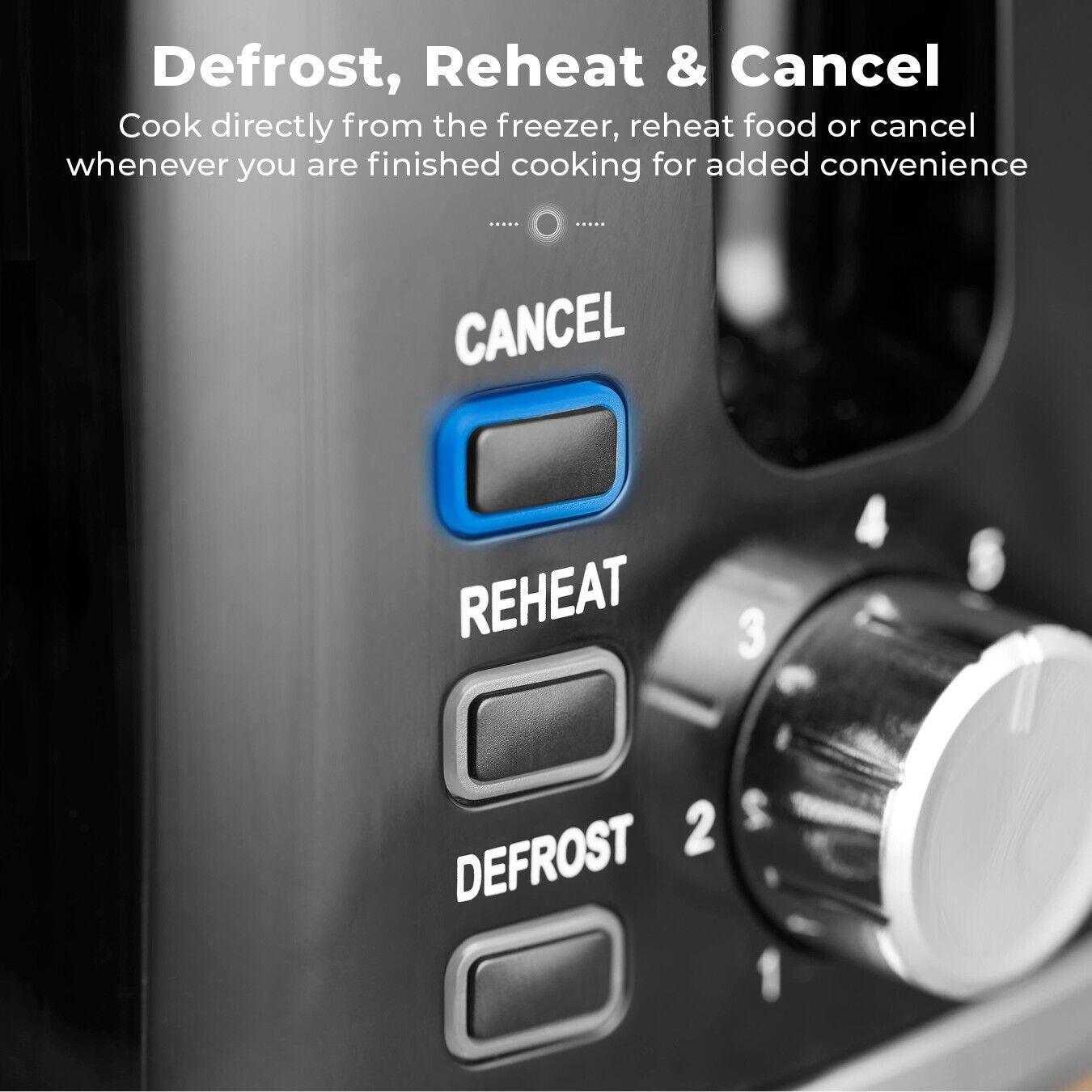 Tower Sonar Kettle, 2 Slice Toaster, Bread Bin & Canisters Kitchen Set (Black) - Vibe Home