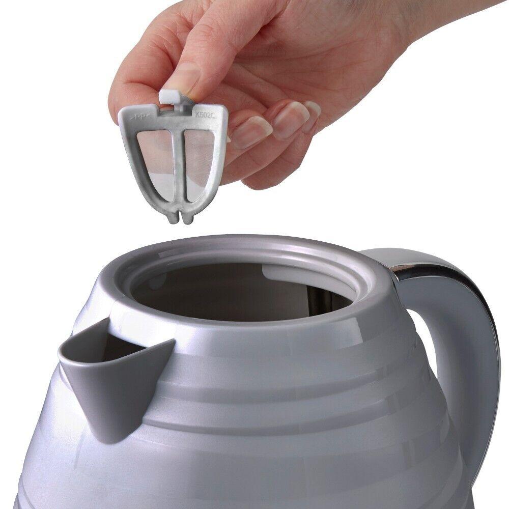 Swan Symphony Kettle & 2 Slice Toaster Kitchen Set (Grey) - Vibe Home