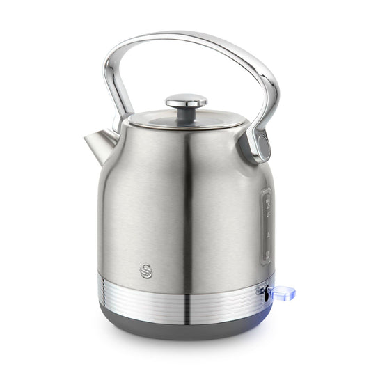 Swan Retro Traditional Kettle SK14631SS (Stainless Steel) - Vibe Home