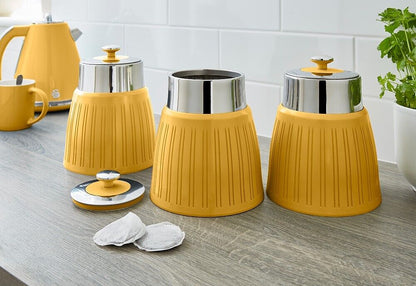 Swan Yellow Canisters Set Retro Sugar Canister SWKA1024YELN