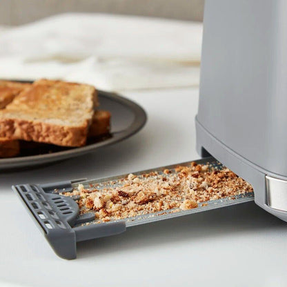 Tower Odyssey Kettle & 2 Slice Toaster Kitchen Set (Grey) - Vibe Home