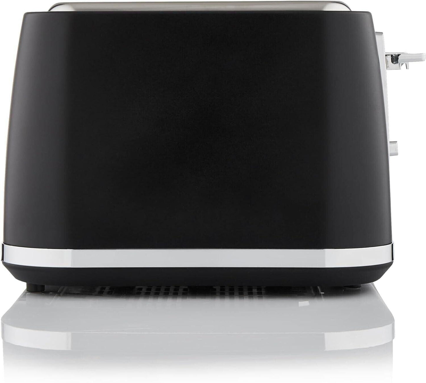 Swan Serenity Kettle & 4 Slice Toaster Kitchen Set (Black) - Vibe Home