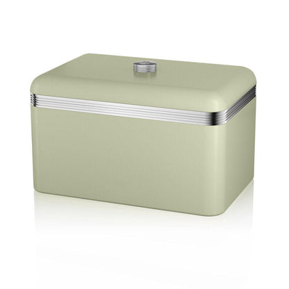 Swan Retro Bread Bin & Canisters Kitchen Storage Set (Green) - Vibe Home