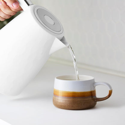 Swan Hexton Kettle & 2 Slice Toaster Kitchen Set (White) - Vibe Home