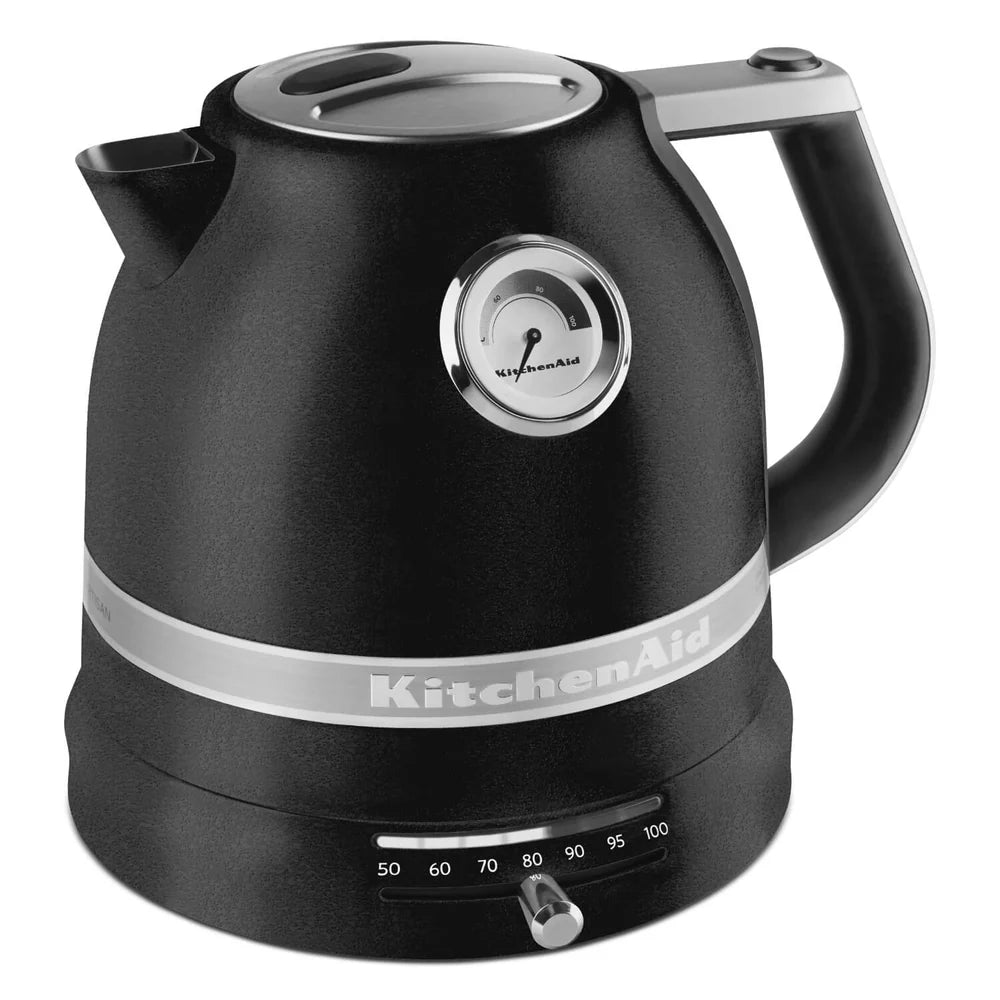 KitchenAid KitchenAid Artisan Kettle & 2 Slice Toaster Kitchen Set (Cast Iron Black)
