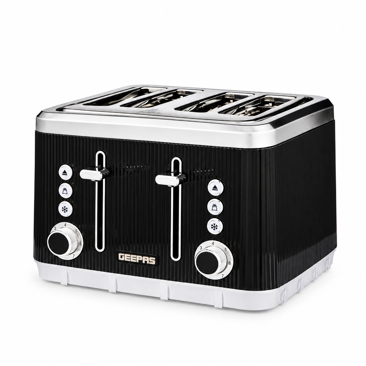 Geepas GEEPAS Arcus 4 Slice Toaster GBT36571UK-BK (Black)