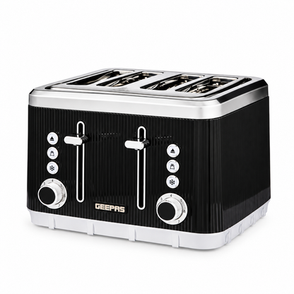 Geepas GEEPAS Arcus 4 Slice Toaster GBT36571UK-BK (Black)