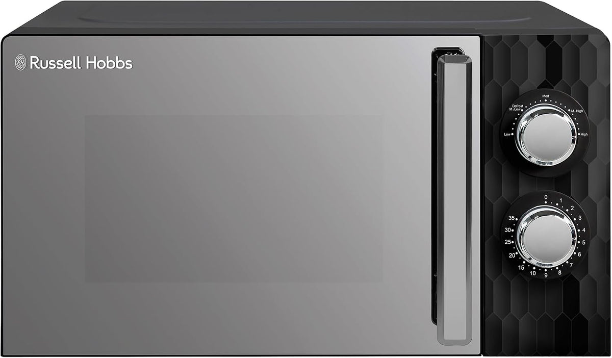 Russell Hobbs Honeycomb 17L 700W Manual Microwave RHMM715B (Black)