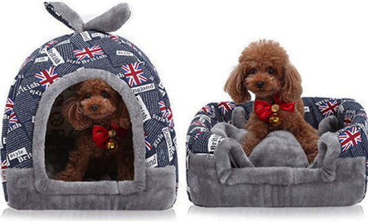 Pet Cats & Small Dogs Igloo Beds, Warm Doggy Igoo Beds,