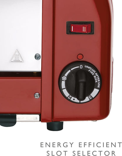 Dualit Dualit Classic Vario AWS 2 Slice Toaster 20442 (Red Trim)