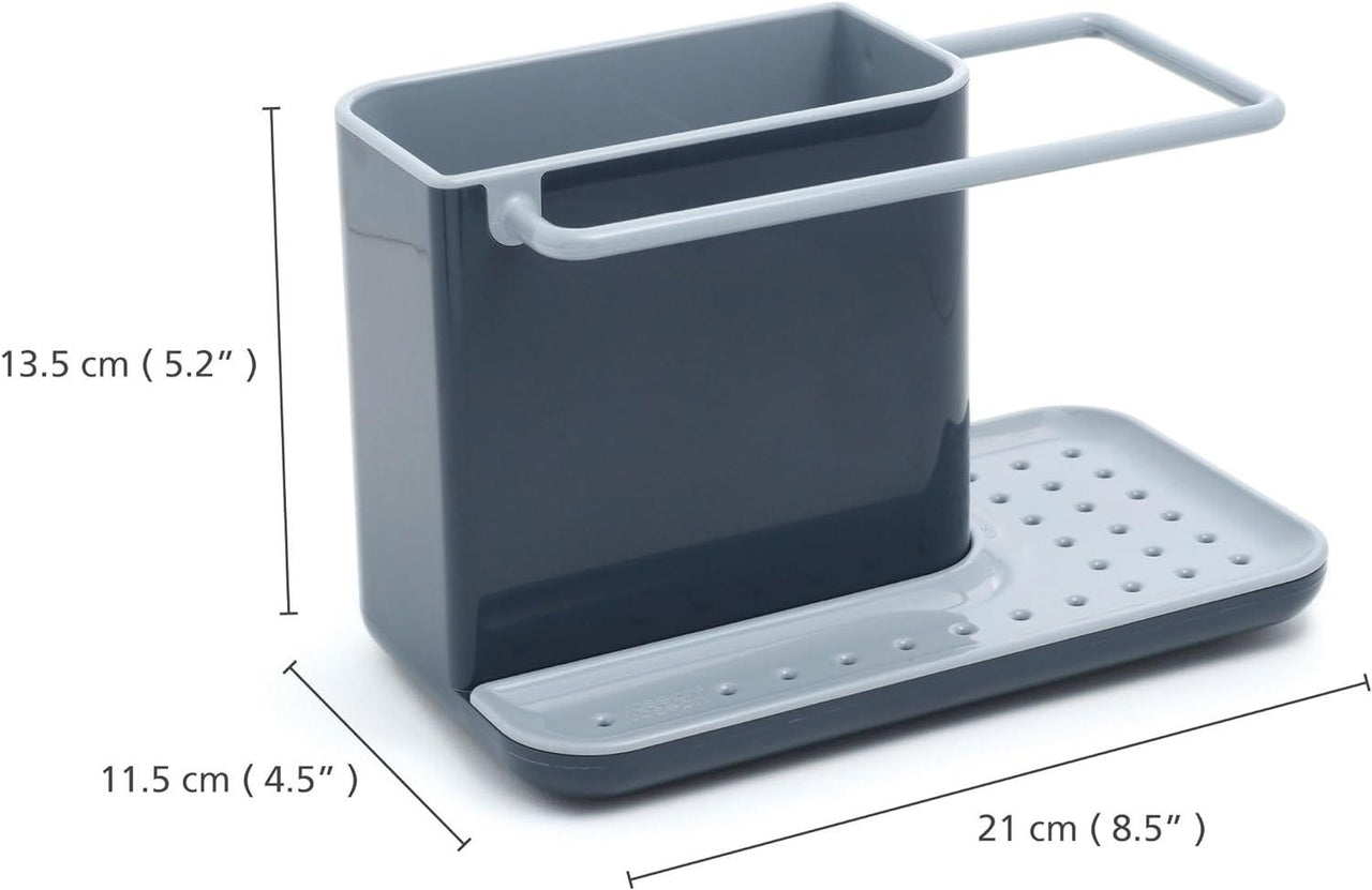 Joseph Joseph Grey Caddy Kitchen Sink Area Organiser with Sponge Holder 85022 - Vibe Home