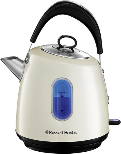 Russell Hobbs Stylevia Beige Kettle 28132 (Cream)